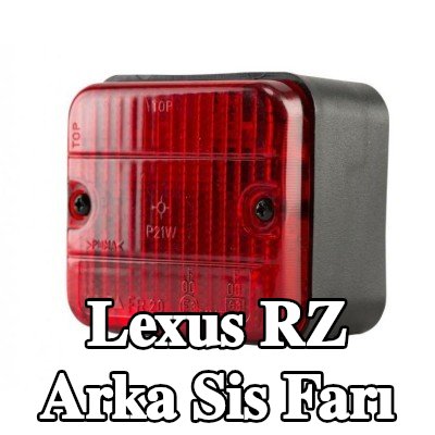 XL Arka sis lambası Arka, sabitleme malzemesi ile, ampuller olmadan — Lexus Rz