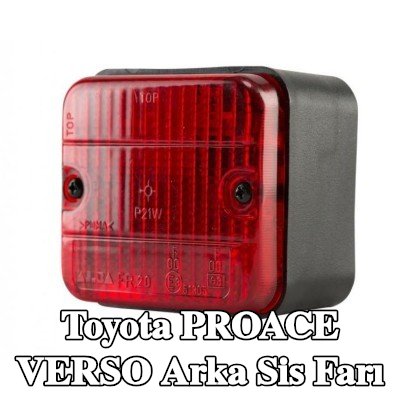 XL Arka sis lambası Arka, sabitleme malzemesi ile, ampuller olmadan — Toyota Proace Verso