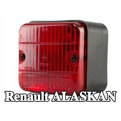 XL مصباح الضباب الخلفي, مع مواد تثبيت, بدون مصابيح — Renault Alaskan