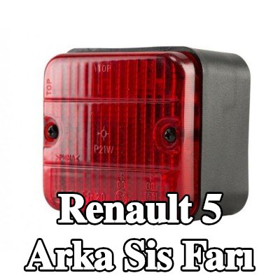 XL Arka sis lambası Arka, sabitleme malzemesi ile, ampuller olmadan — Renault 5