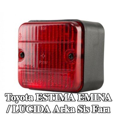 XL Arka sis lambası Arka, sabitleme malzemesi ile, ampuller olmadan — Toyota Estima Emina / Lucida