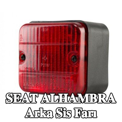 XL Arka sis lambası Arka, sabitleme malzemesi ile, ampuller olmadan — SEAT Alhambra