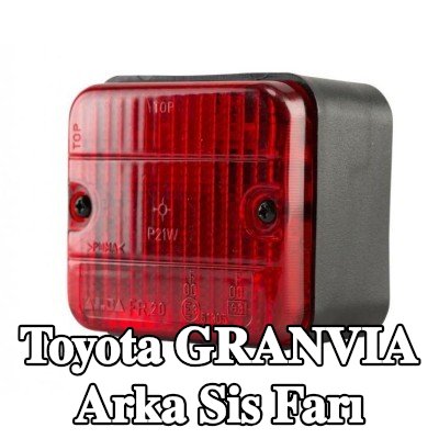 XL Arka sis lambası Arka, sabitleme malzemesi ile, ampuller olmadan — Toyota Granvia