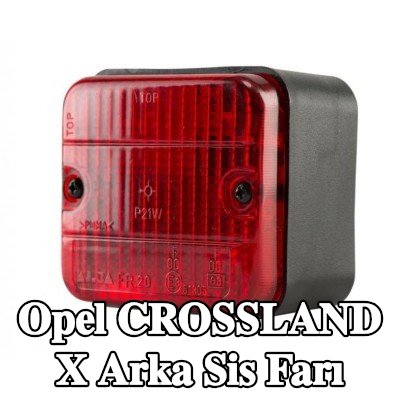 XL Arka sis lambası Arka, sabitleme malzemesi ile, ampuller olmadan — Opel Crossland X