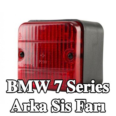 XL Arka sis lambası Arka, sabitleme malzemesi ile, ampuller olmadan — BMW 7 Series