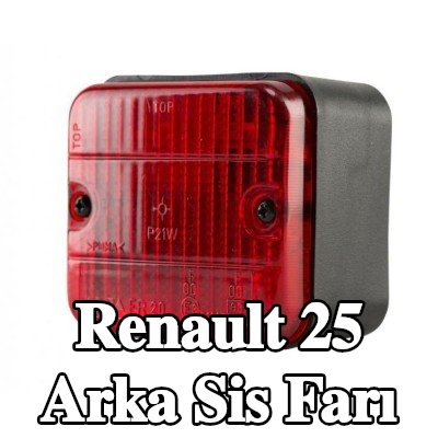 XL Arka sis lambası Arka, sabitleme malzemesi ile, ampuller olmadan — Renault 25