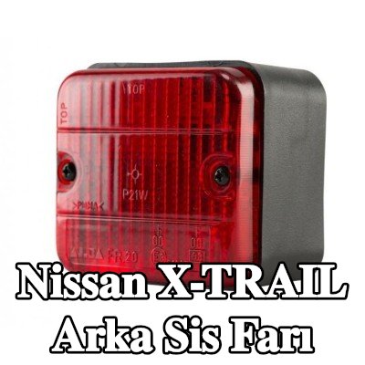XL Arka sis lambası Arka, sabitleme malzemesi ile, ampuller olmadan — Nissan X-trail