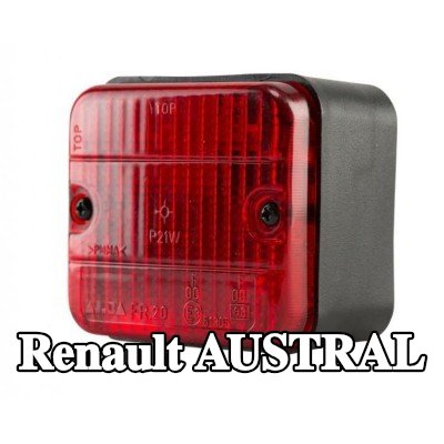 XL مصباح الضباب الخلفي, مع مواد تثبيت, بدون مصابيح — Renault Austral