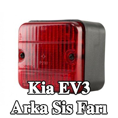 XL Arka sis lambası Arka, sabitleme malzemesi ile, ampuller olmadan — Kia Ev3