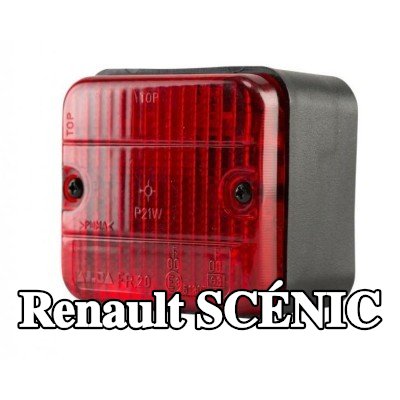 XL مصباح الضباب الخلفي, مع مواد تثبيت, بدون مصابيح — Renault Scénic