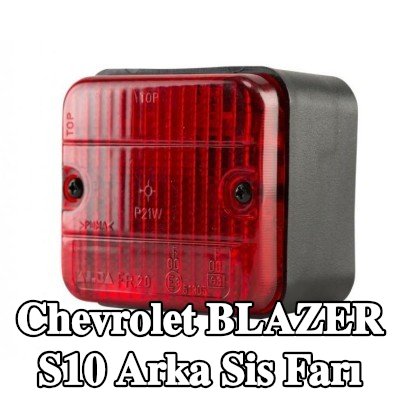 XL Arka sis lambası Arka, sabitleme malzemesi ile, ampuller olmadan — Chevrolet Blazer S10