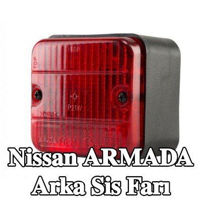 XL Arka sis lambası Arka, sabitleme malzemesi ile, ampuller olmadan — Nissan Armada