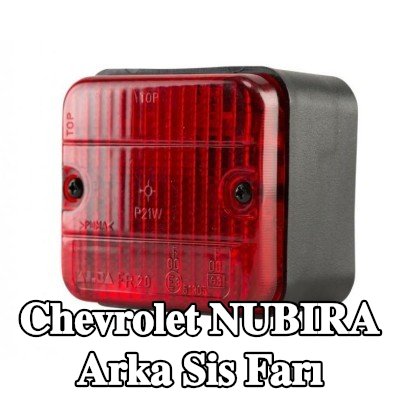 XL Arka sis lambası Arka, sabitleme malzemesi ile, ampuller olmadan — Chevrolet Nubira
