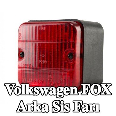XL Arka sis lambası Arka, sabitleme malzemesi ile, ampuller olmadan — Volkswagen Fox