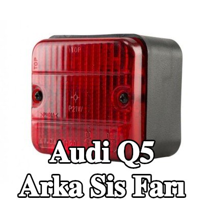 XL Arka sis lambası Arka, sabitleme malzemesi ile, ampuller olmadan — Audi Q5