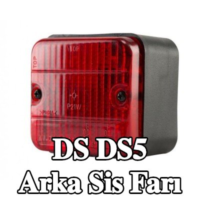XL Arka sis lambası Arka, sabitleme malzemesi ile, ampuller olmadan — DS Ds5