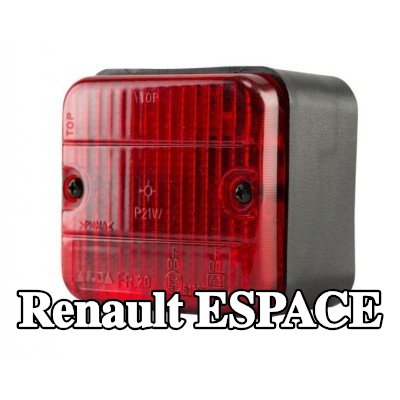 XL مصباح الضباب الخلفي, مع مواد تثبيت, بدون مصابيح — Renault Espace
