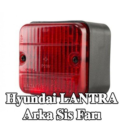 XL Arka sis lambası Arka, sabitleme malzemesi ile, ampuller olmadan — Hyundai Lantra