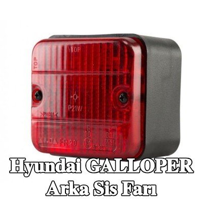 XL Arka sis lambası Arka, sabitleme malzemesi ile, ampuller olmadan — Hyundai Galloper