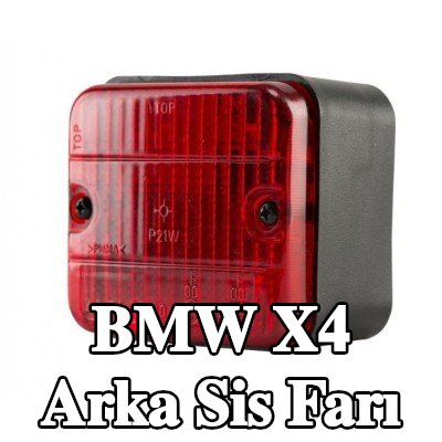 XL Arka sis lambası Arka, sabitleme malzemesi ile, ampuller olmadan — BMW X4