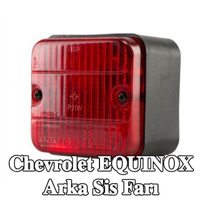XL Arka sis lambası Arka, sabitleme malzemesi ile, ampuller olmadan — Chevrolet Equinox