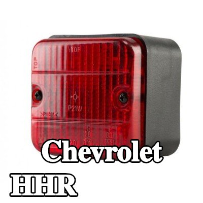 XL مصباح الضباب الخلفي, مع مواد تثبيت, بدون مصابيح — Chevrolet Hhr