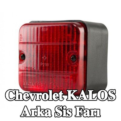 XL Arka sis lambası Arka, sabitleme malzemesi ile, ampuller olmadan — Chevrolet Kalos