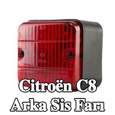 XL Arka sis lambası Arka, sabitleme malzemesi ile, ampuller olmadan — Citroën C8
