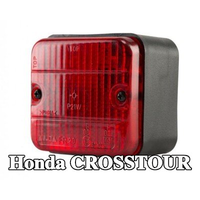 XL مصباح الضباب الخلفي, مع مواد تثبيت, بدون مصابيح — Honda Crosstour
