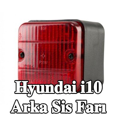 XL Arka sis lambası Arka, sabitleme malzemesi ile, ampuller olmadan — Hyundai i10