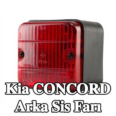 XL Arka sis lambası Arka, sabitleme malzemesi ile, ampuller olmadan — Kia Concord