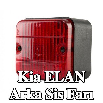 XL Arka sis lambası Arka, sabitleme malzemesi ile, ampuller olmadan — Kia Elan