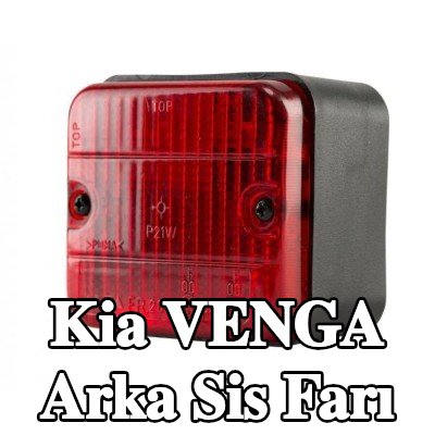 XL Arka sis lambası Arka, sabitleme malzemesi ile, ampuller olmadan — Kia Venga