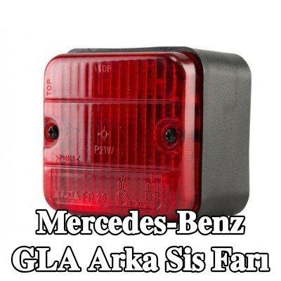 XL Arka sis lambası Arka, sabitleme malzemesi ile, ampuller olmadan — Mercedes-Benz Gla