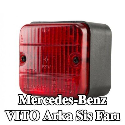 XL Arka sis lambası Arka, sabitleme malzemesi ile, ampuller olmadan — Mercedes-Benz Vito