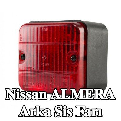 XL Arka sis lambası Arka, sabitleme malzemesi ile, ampuller olmadan — Nissan Almera