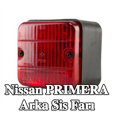 XL Arka sis lambası Arka, sabitleme malzemesi ile, ampuller olmadan — Nissan Primera