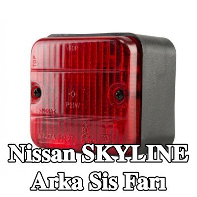 XL Arka sis lambası Arka, sabitleme malzemesi ile, ampuller olmadan — Nissan Skyline