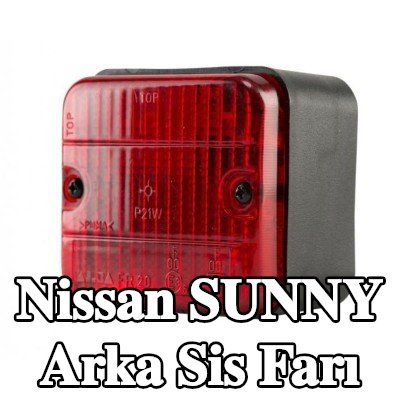 XL Arka sis lambası Arka, sabitleme malzemesi ile, ampuller olmadan — Nissan Sunny