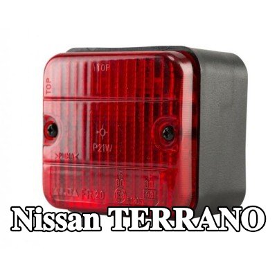XL مصباح الضباب الخلفي, مع مواد تثبيت, بدون مصابيح — Nissan Terrano