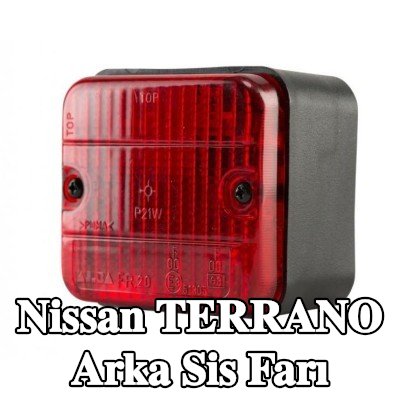 XL Arka sis lambası Arka, sabitleme malzemesi ile, ampuller olmadan — Nissan Terrano