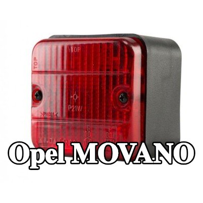 XL مصباح الضباب الخلفي, مع مواد تثبيت, بدون مصابيح — Opel Movano