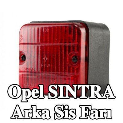 XL Arka sis lambası Arka, sabitleme malzemesi ile, ampuller olmadan — Opel Sintra