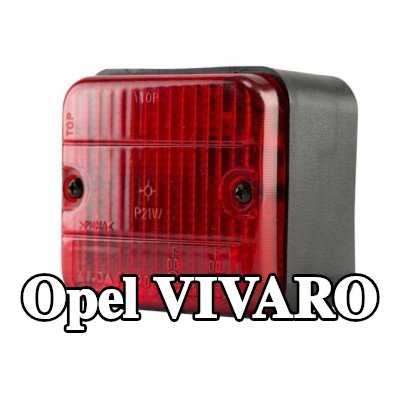 XL مصباح الضباب الخلفي, مع مواد تثبيت, بدون مصابيح — Opel Vivaro