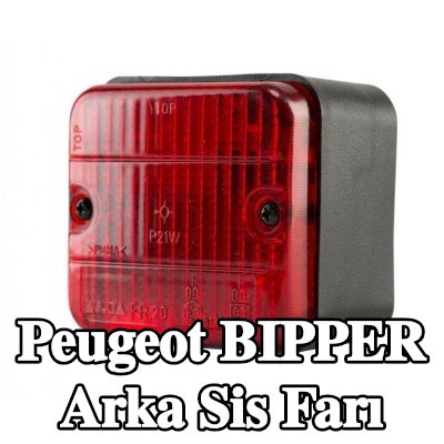 XL Arka sis lambası Arka, sabitleme malzemesi ile, ampuller olmadan — Peugeot Bipper