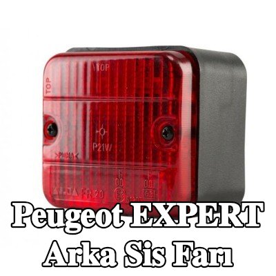 XL Arka sis lambası Arka, sabitleme malzemesi ile, ampuller olmadan — Peugeot Expert