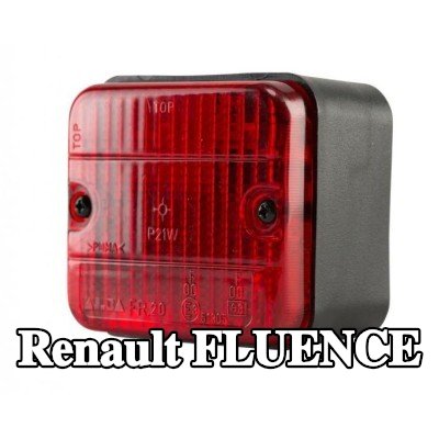XL مصباح الضباب الخلفي, مع مواد تثبيت, بدون مصابيح — Renault Fluence