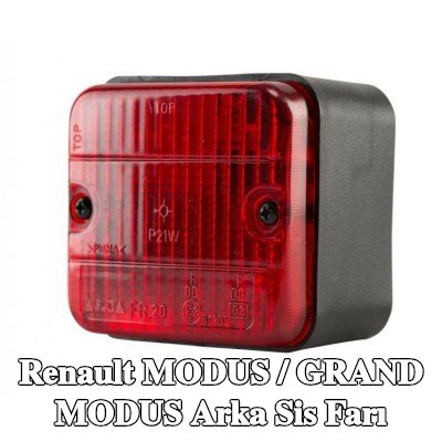 XL Arka sis lambası Arka, sabitleme malzemesi ile, ampuller olmadan — Renault Modus / Grand Modus