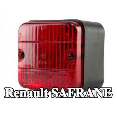 XL مصباح الضباب الخلفي, مع مواد تثبيت, بدون مصابيح — Renault Safrane