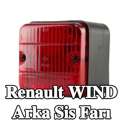 XL Arka sis lambası Arka, sabitleme malzemesi ile, ampuller olmadan — Renault Wind